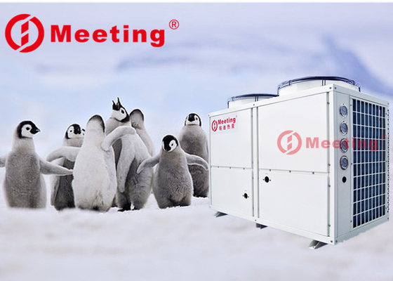 Ultra - Lage Temperatuurenergie - de Warmtepomp van de besparingsmachine EVI Voor Lucht aan Water in Koud Weer waar de Pinguïnen leven